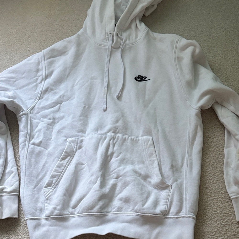 Nike Men's Classic White Hoodie